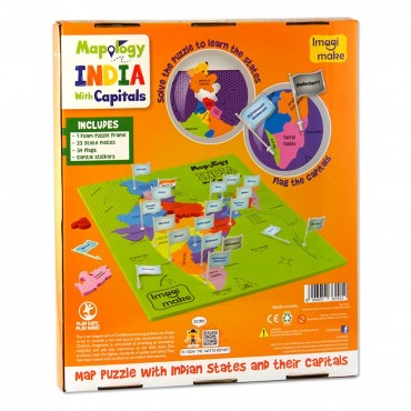 Imagimake Mapology India with Capitals